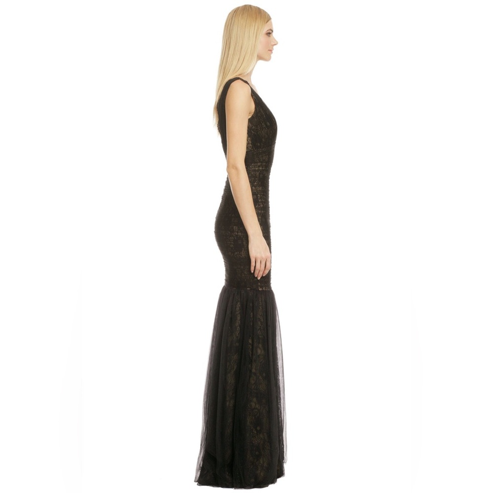Monique Lhuillier Lusting Over You Black Gown $598 - Picture 5 of 16